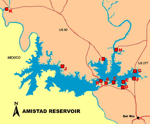Imagenes De Amistad. Access to Amistad Reservoir