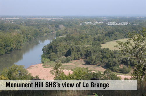 Monument Hill State Historic Site's view of La Grange