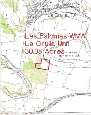 Las Palomas WMA La Grulla Unit, 30.38 acres