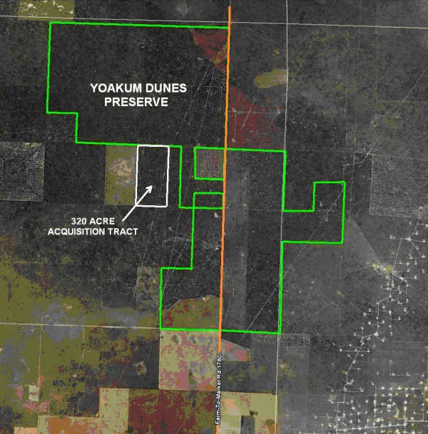 Site Map - Yoakum Dunes Preserve