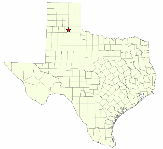 Location of Caprock Canyons Trailway