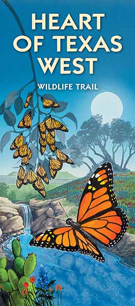 Heart of Texas West Wildlife Trails map